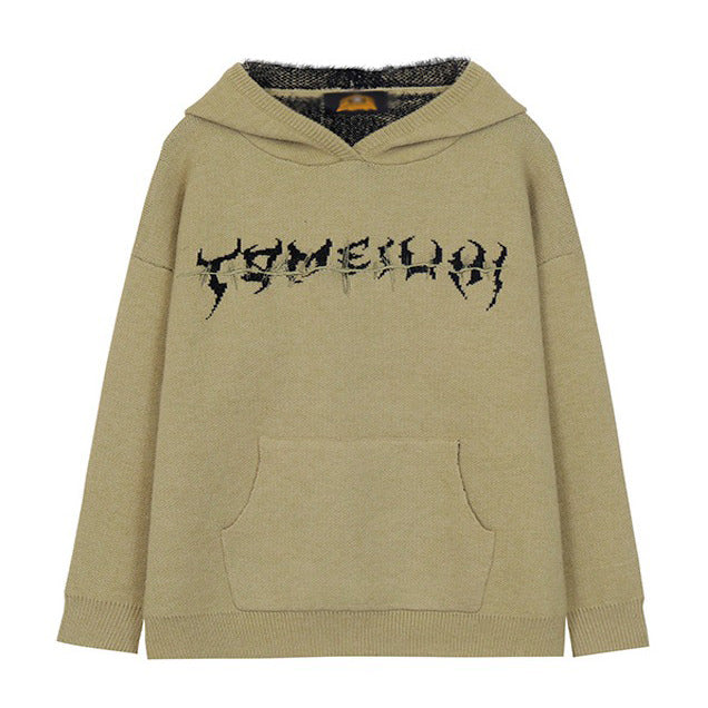centipede knit hoodie